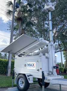 mobile security trailer for car dealerships